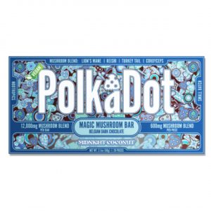 Polk A Dot Mushroom Chocolate Bar 12000MG – Midnight Coconut