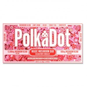 Polk A Dot Mushroom Chocolate Bar 12000MG – Strawberry Cheesecake