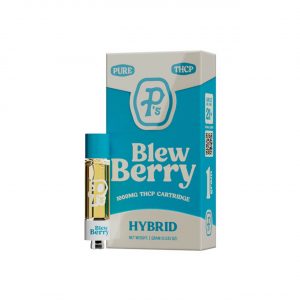 Pushin P's Pure THCP Cartridge 1G – Blew Berry (Hybrid)