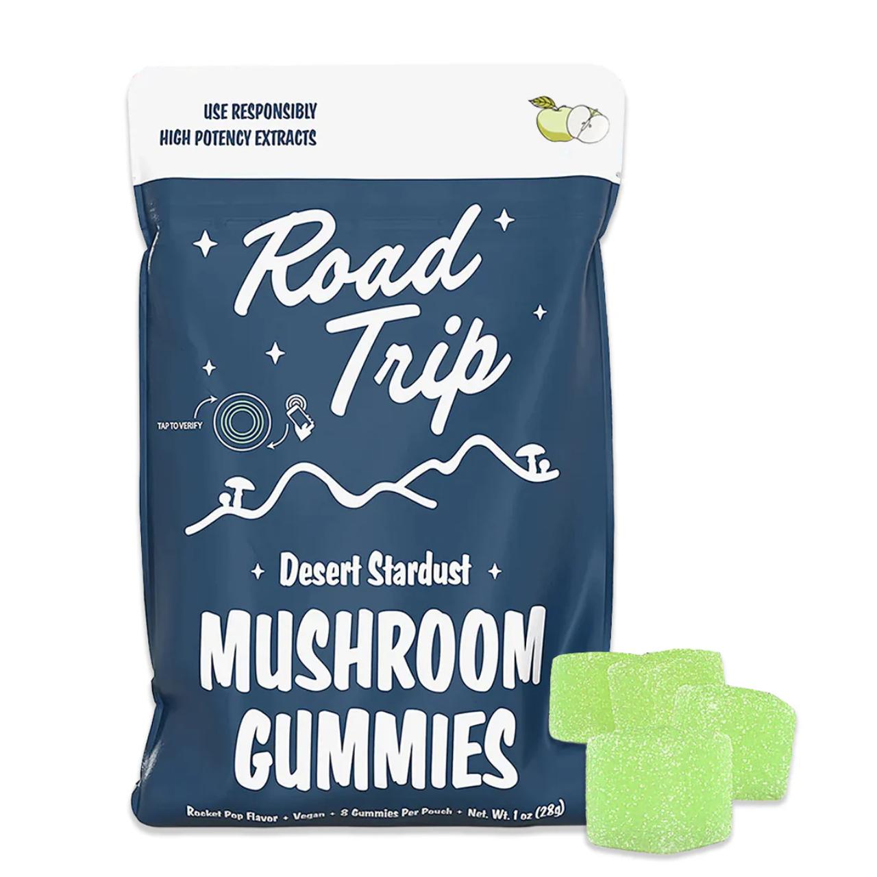 Road Trip Desert Stardust Mushroom Gummies – Green Apple