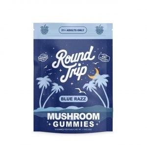 Round Trip Mushroom Gummies – Blue Razz (8CT)