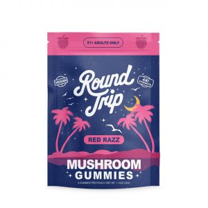 Round Trip Mushroom Gummies – Red Razz (8CT)