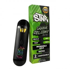 STNR Canna Delight THCP Disposable Vape 2G - Incredible Hulk Sativa | Canna Delight