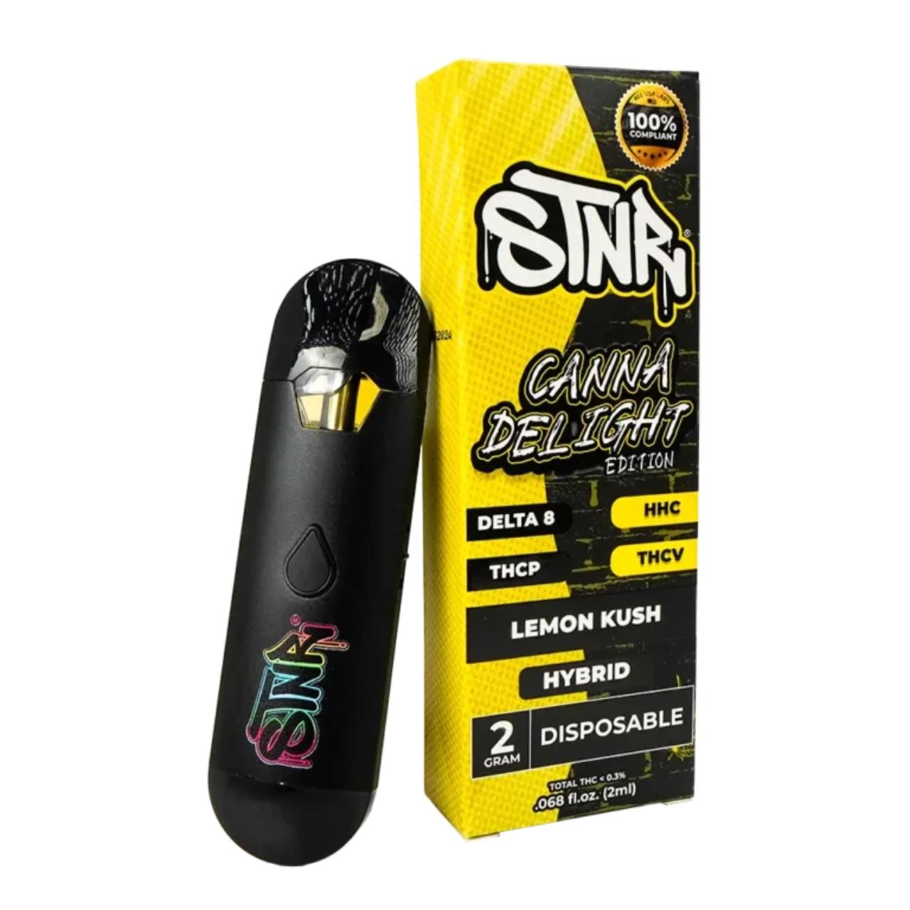 STNR Canna Delight THCP Disposable Vape 2G - Lemon Kush Hybrid | Canna Delight