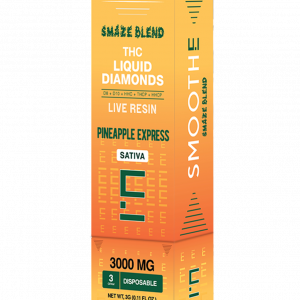 SMOOTHE Live Resin THC Liquid Diamonds Disposable Vape 3G – Pineapple Express Sativa | Blend Vape