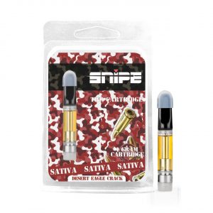 Snipe THCP Explosive Blend Cartridge 1G – Desert Eagle Crack (Sativa)