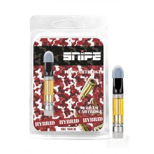 Snipe THCP Explosive Blend Cartridge 1G – Sig Sour (Hybrid)