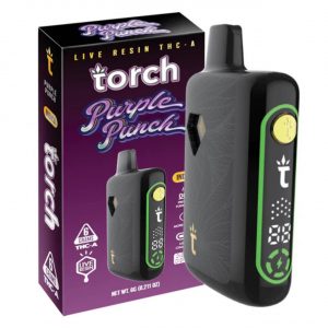 TORCH Pulse THC-A Live Resin Disposable Vape 6G - Purple Punch Indica | Pulse 6G
