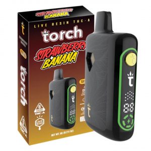 TORCH Pulse THC-A Live Resin Disposable Vape 6G - Strawberry Banana Sativa | Pulse 6G