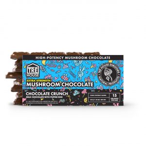 TRĒ House Extra Strength Magic Mushroom Blend Chocolate Bar – Chocolate Crunch