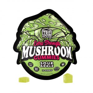 TRĒ House Extra Strength Magic Mushroom Blend Gummies 10CT – Sour apple