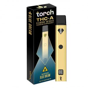 Torch THC-A Diamond Infused Premium Disposable Vape 2.5G - Blue Dream Sativa | THCA Diamonds