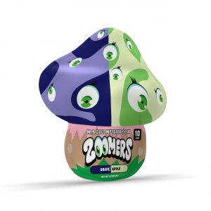 Zoomers DUO Magic Mushroom Gummies – Grape/Apple