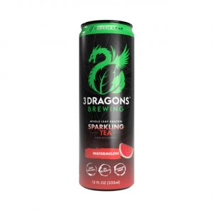 3 Dragons Brewing Kratom Sparkling Green Leaf Tea – Watermelon