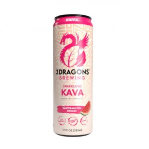 3 Dragons Brewing Sparkling Kava Soda – Watermelon Breeze
