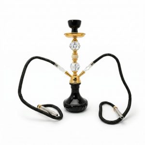 Aadhi Gold Hookah Kit – Black