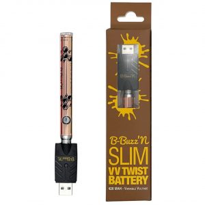 B-Buzz'n Slim VV Twist 420MAH Variable – Rose Gold