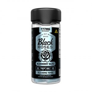 Black Roses Blackout Blend Gummies 15540MG 20CT – Blueberry Blitz
