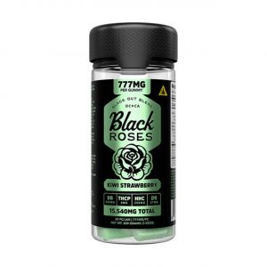 Black Roses Blackout Blend Gummies 15540MG 20CT – Kiwi Strawberry