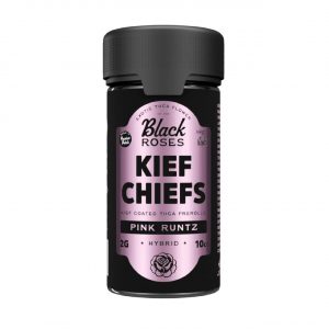Black Roses KIEF CHIEFS THCA Prerolls 2G – Pink Runtz Hybrid | 10CT Box