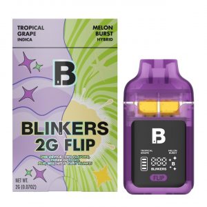 Blinkers FLIP Dual Chamber Disposables 2G – Tropical Grape/Indica-Melon Burst/Hybrid