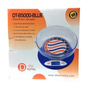 D-TEK Digital Scale 5000G x 0.1G – Blue (DT-B5000)