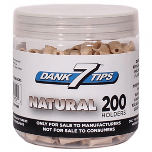 DANK7TIPS – HOLDERS Jar 200CT – Natural