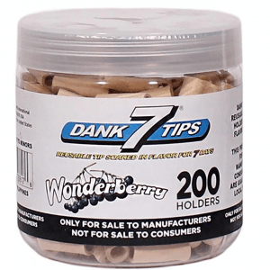 DANK7TIPS – HOLDERS Jar 200CT – Wonderberry