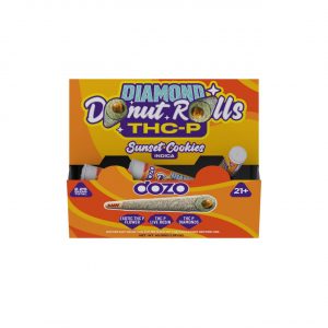 DOZO Diamond Donut Prerolls 2.25G – Super Runtz X-Oreoz Hybrid | 20CT Bulk Display