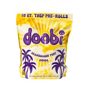 Doobi THCP Prerolls 1G – Granddaddy Purp Indica | 50CT Master Jar