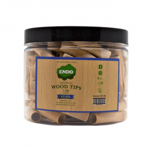 Endo Wood Tips Jar 120CT – 9.5MM