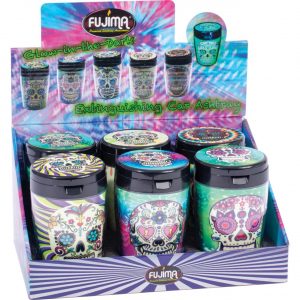FUJIMA GLOW IN THE DARK – CAR ASHTRAY – 6CT – EX31 Display