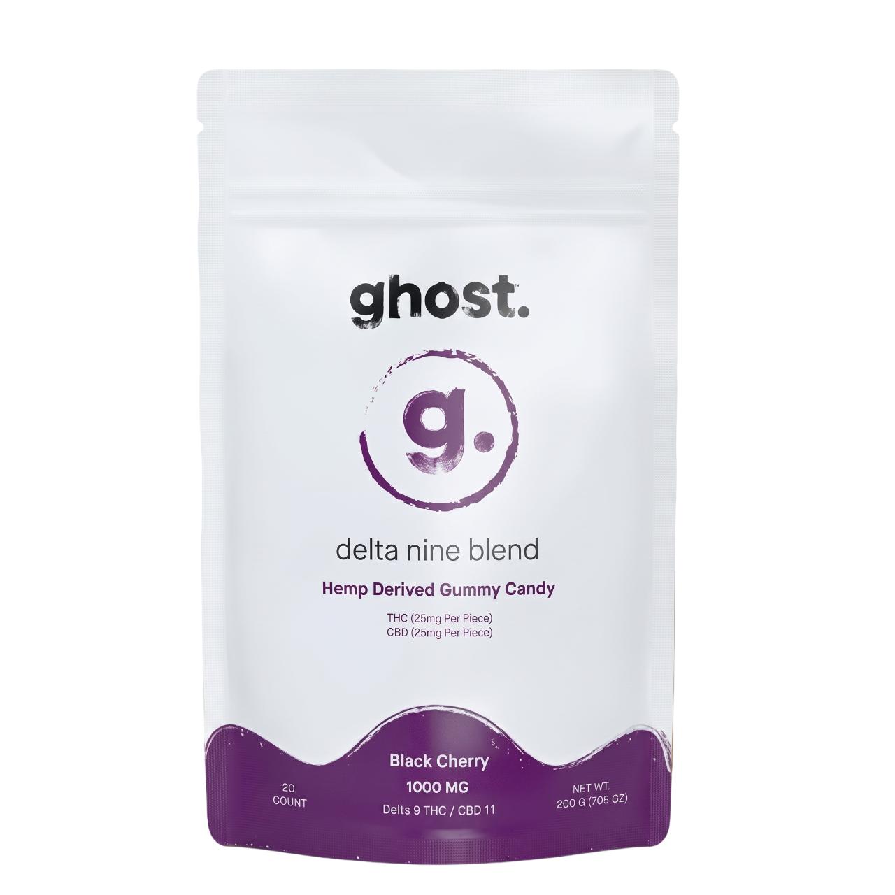 Ghost Delta Nine Blend Gummies 1000MG – Black Cherry