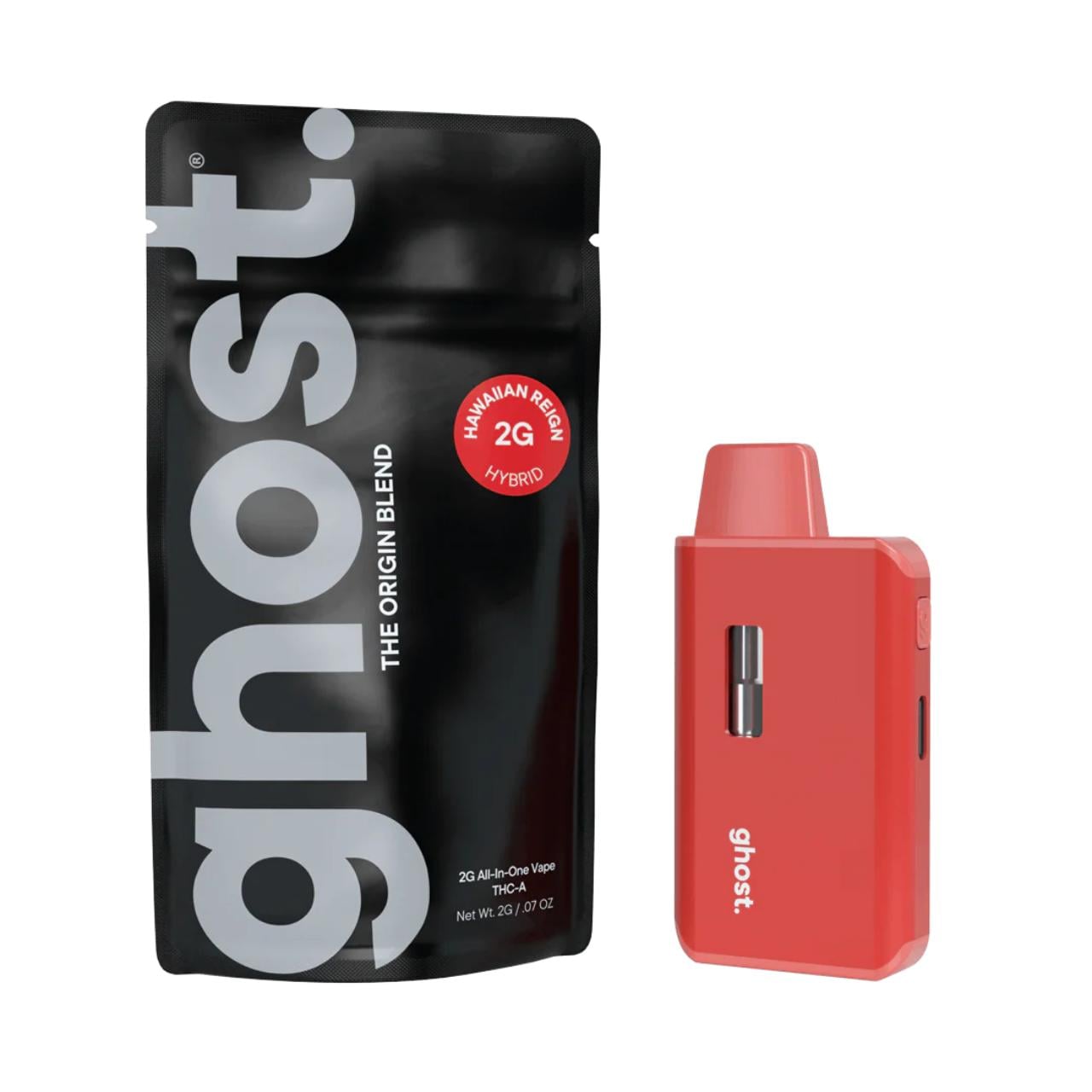 Ghost THC-A Origin Blend Disposable 2G – Hawaiian Reign/Hybrid