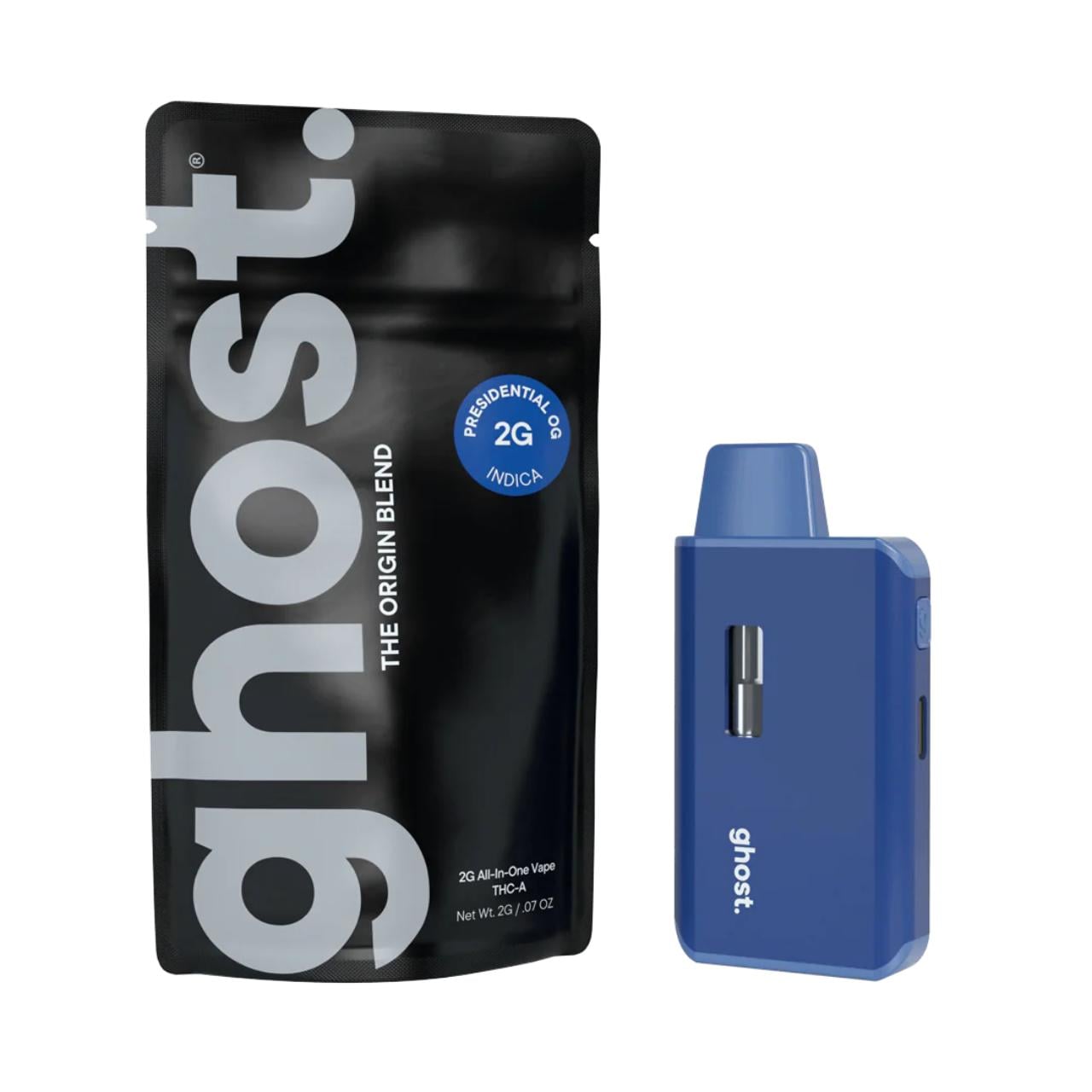 Ghost THC-A Origin Blend Disposable 2G – Presidential OG/Indica