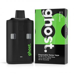 Ghost All-In-One Slide Piece Disposable 7G – Chem Dog