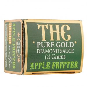 Hemp Wellness Pure Gold THC Diamond Sauce Dabs 2G – Apple Fritter/Hybrid