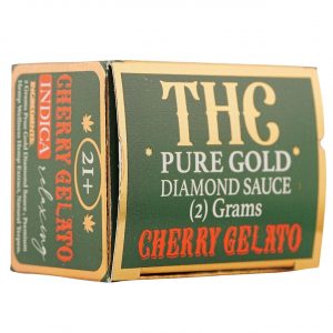 Hemp Wellness Pure Gold THC Diamond Sauce Dabs 2G – Cherry Gelato/Indica