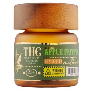Hemp Wellness Pure Gold THC Hemp Buds 4G – Apple Fritter (Hybrid)