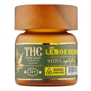 Hemp Wellness Pure Gold THC Hemp Buds 4G – Lemon Heads (Sativa)