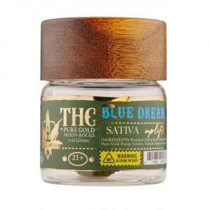 Hemp Wellness Pure Gold THC Moon Rocks 2.5G – Blue Dream Sativa