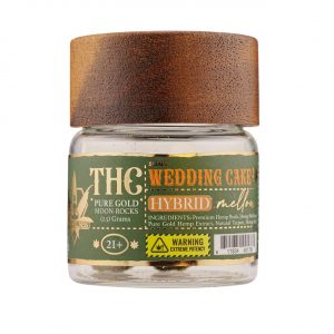 Hemp Wellness Pure Gold THC Moon Rocks 2.5G – Wedding Cake Hybrid
