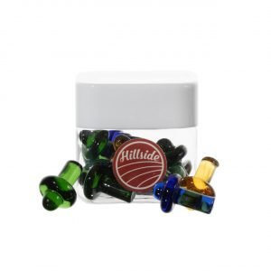 Hillside Glass Carb Cap – Plug Glass Carb Cap Jar 12PK