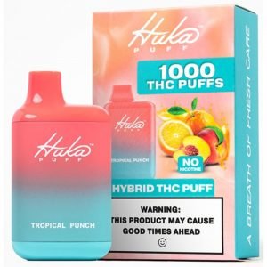 Huka Puff THC-P/HHC Low Strength Hybrid THC Disposable – 1000 Puffs - Tropical Punch