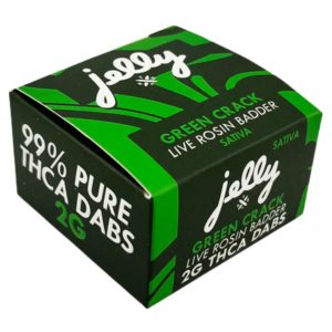 Jelly THCA Live Rosin Badder Dabs 2G – Green Crack Sativa