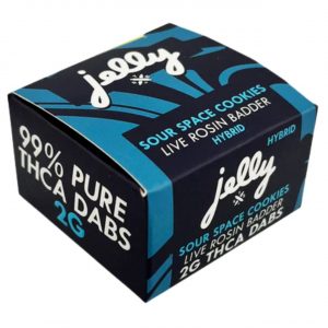 Jelly THCA Live Rosin Badder Dabs 2G – Sour Space Cookies Hybrid