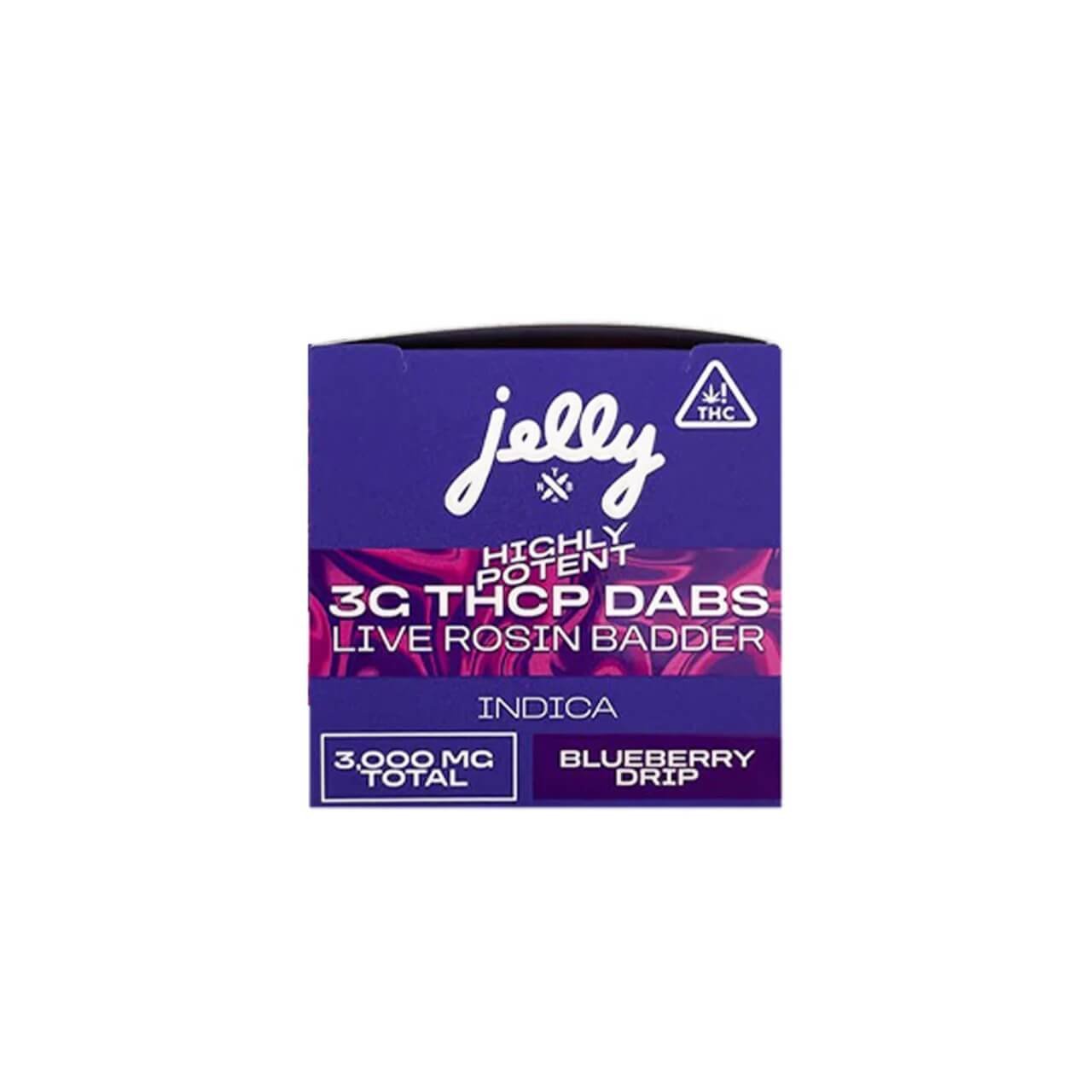 Jelly THCP Live Rosin Badder Dabs 3G – Blueberry Drip