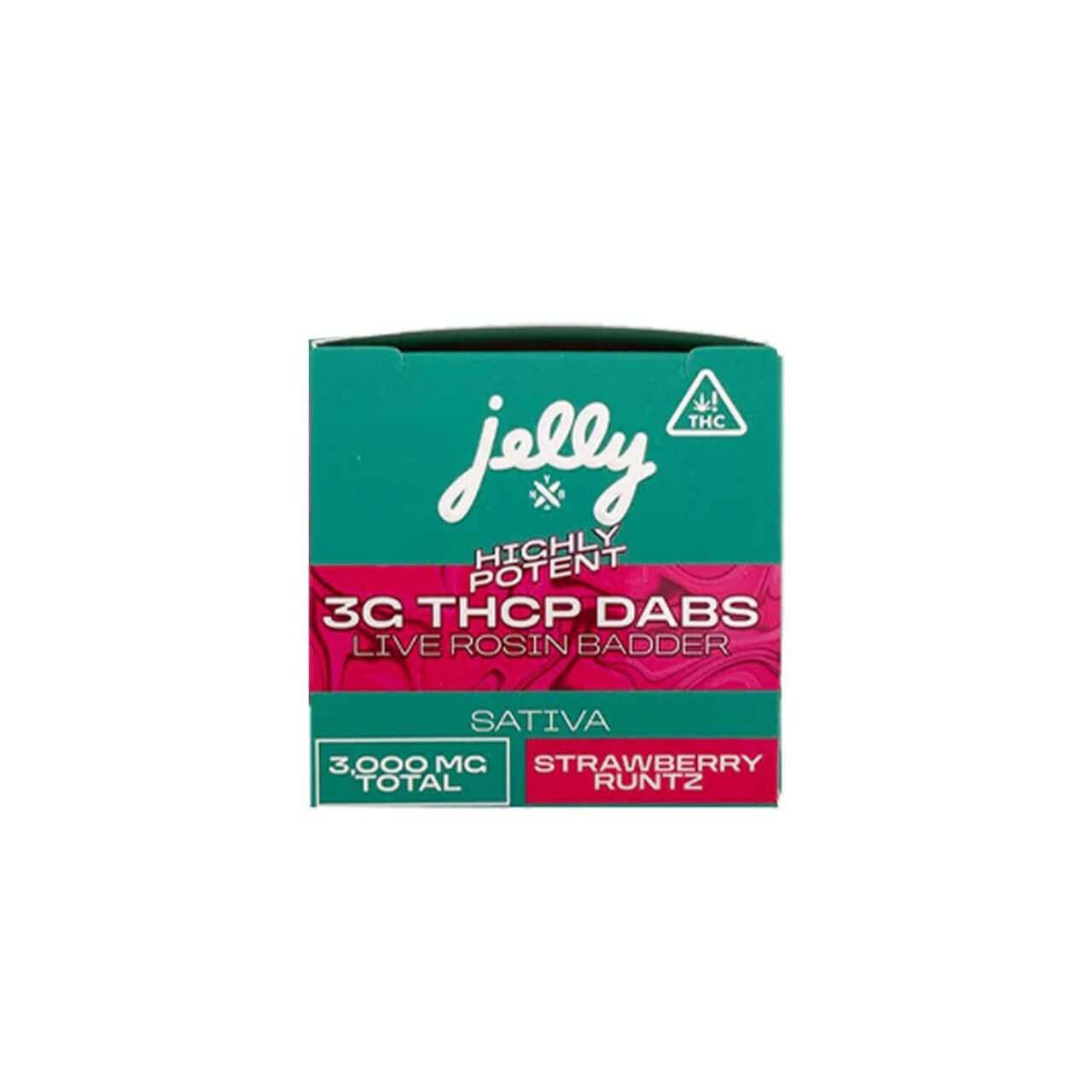 Jelly THCP Live Rosin Badder Dabs 3G – Strawberry Runtz