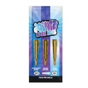 Jointz THC Hash Hole PreRolls 1G – Blueberry Kush - Grape Escape - Blue Zlushi Indica | 1PK-3CT