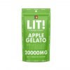 LIT THC Gummies 20,000MG – Apple Gelato | 1PK-40CT